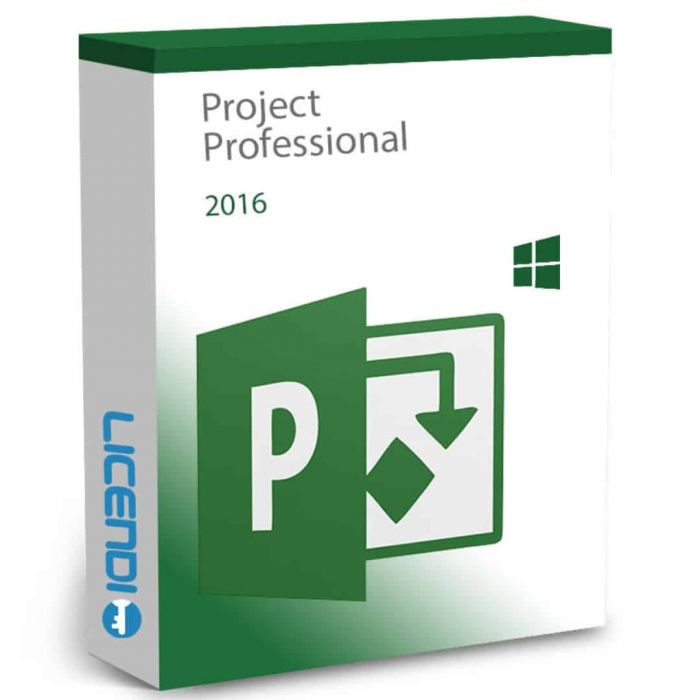 Caja de Microsoft Project Professional 2016 Licendi