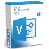 Microsoft Visio Professional 2024 Product Box