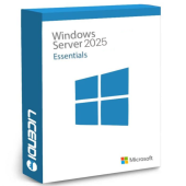 Product box with Windows Server 2025 Essentials