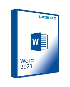 Caja de producto Microsoft Word 2021 de Licendi