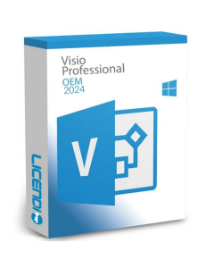 Microsoft Visio Professional 2024 Product Box