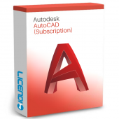 Licencia para suscripción anual de AutoCAD 