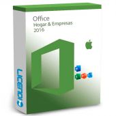 Caja de producto de Office Hogar y Empresas 2016 para Mac