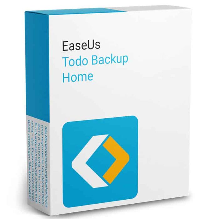 EaseUs Todo Backup Home