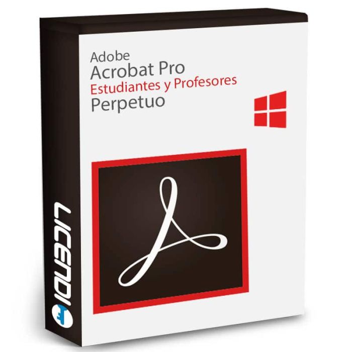 Imagen de Adobe Acrobat Pro 2020 Estudiantes y Profesores