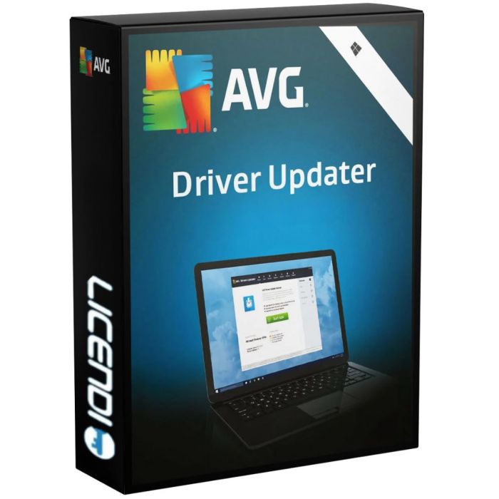 AVG Driver Updater - Caja del producto y empaque