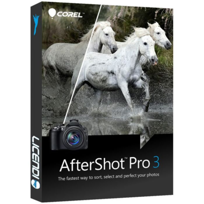Licenza Corel AfterShot 3 - Editor Foto RAW Professionale Confezione