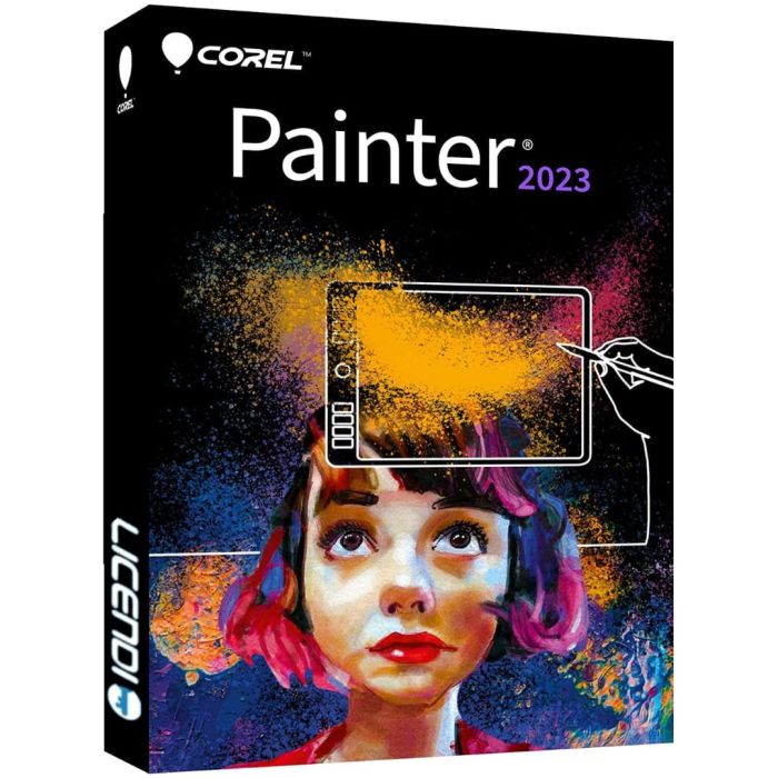 Licencia Corel Painter 2023 - Software Profesional de Arte Digital Caja