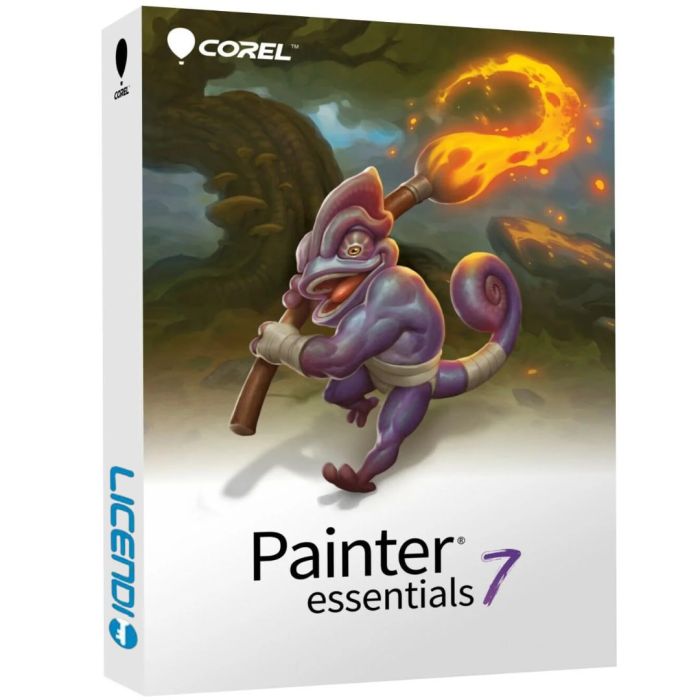 Corel Painter Essentials 7 - Digital Art Software Licence Box