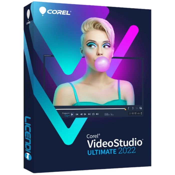 Corel VideoStudio 2022 Ultimate – Caja de Licencia de Software de Edición de Vídeo