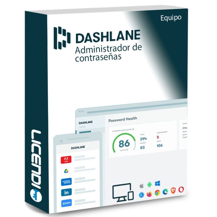 Dashlane Teams Product Box