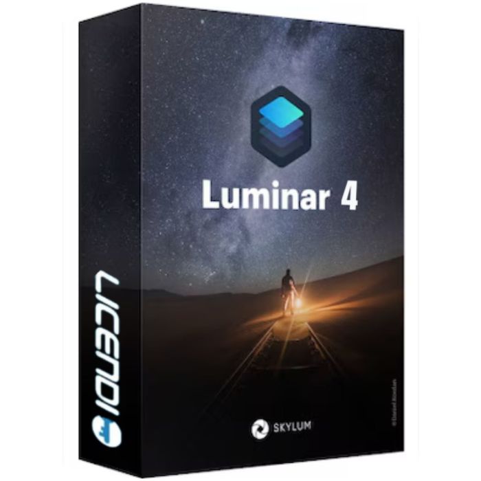 Scatola software Luminar 4 Skylum licenza fotoritocco IA