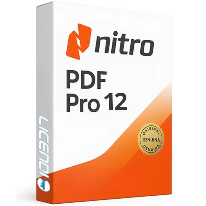 Nitro Pro 12 License - Professional PDF Editor Software Box