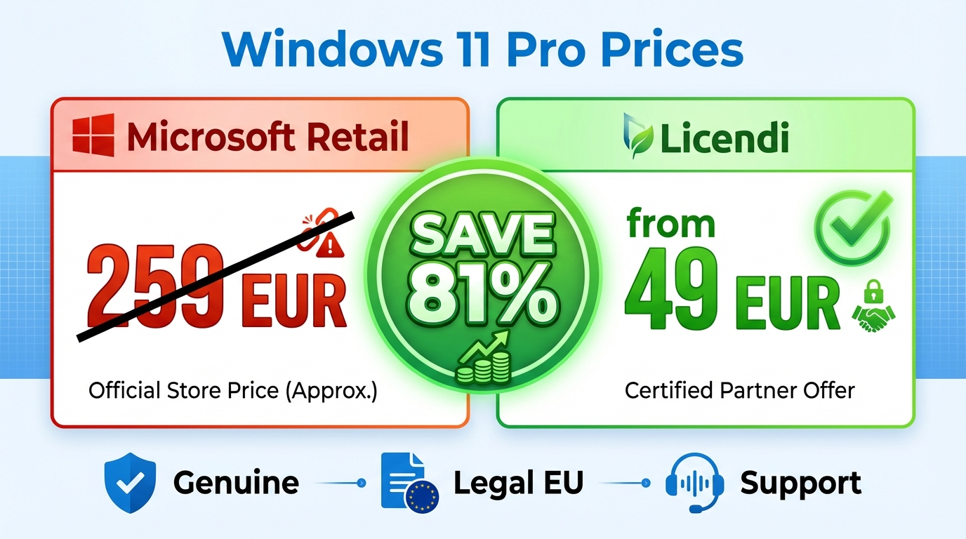 Comparacao de precos Windows 11 Pro
