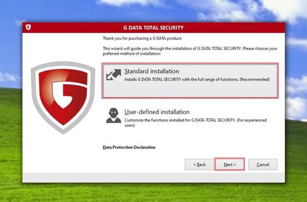 Cómo instalar G Data antivirus