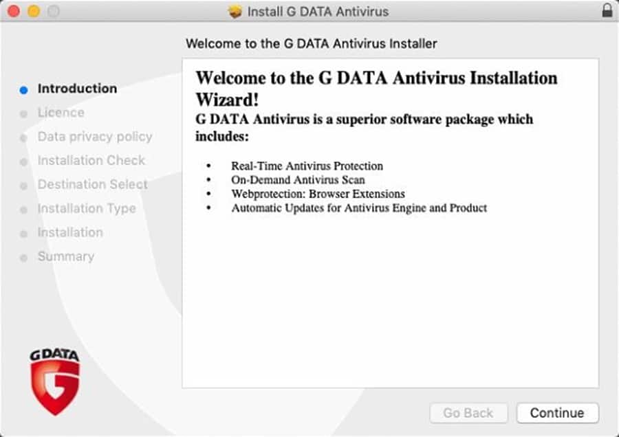 Cómo instalar G Data antivirus para Mac