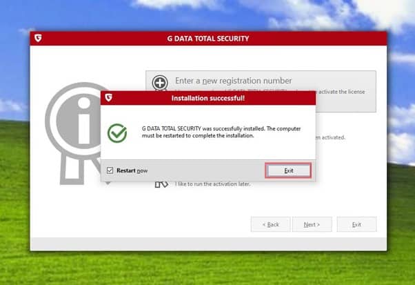 Instalar G-Data antivirus