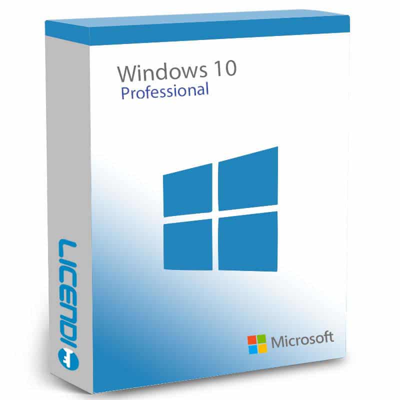 Confezione del prodotto Windows 10 Pro