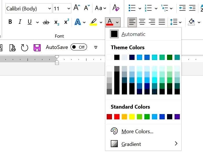 Personalizar el grupo de colores en Office 365