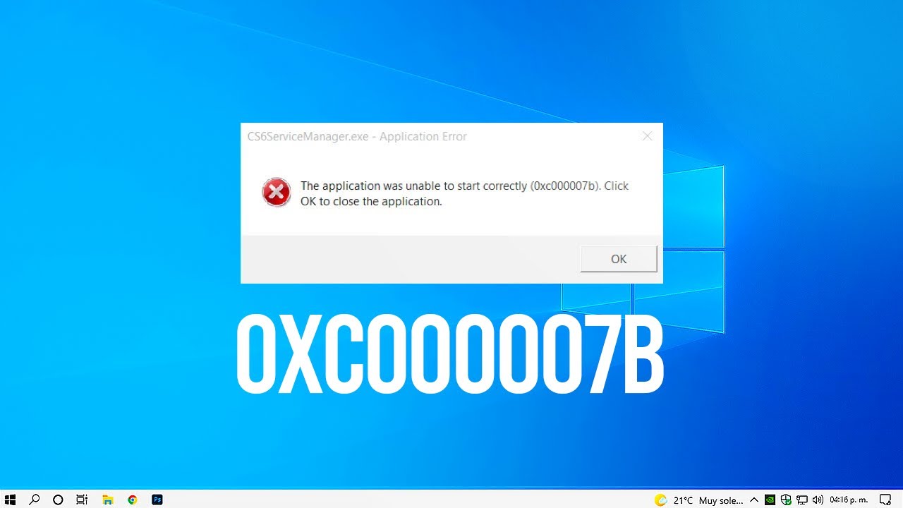 ¿Cómo solucionar el error "0xc00007b" en Windows 11?