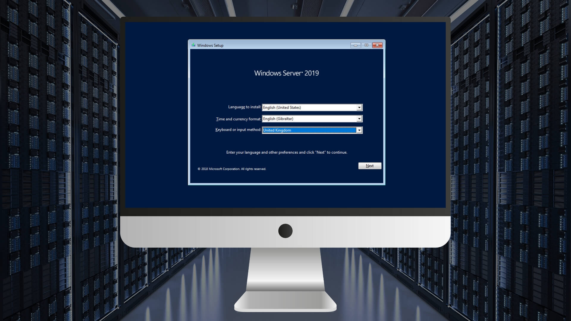 Instalar Windows Server