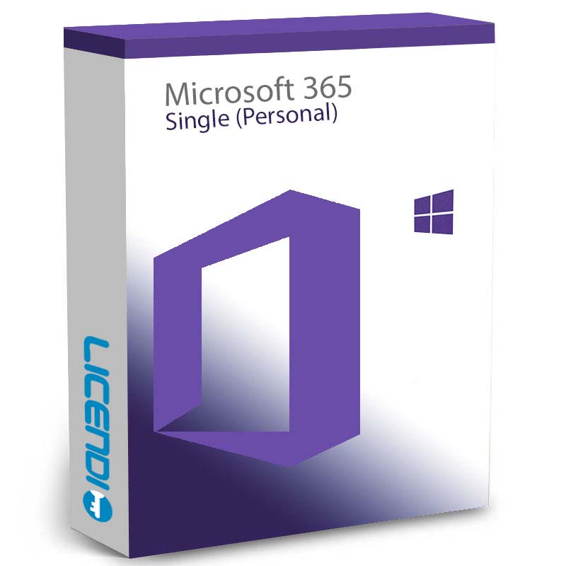 Caja de producto de Microsoft Office 365 personal