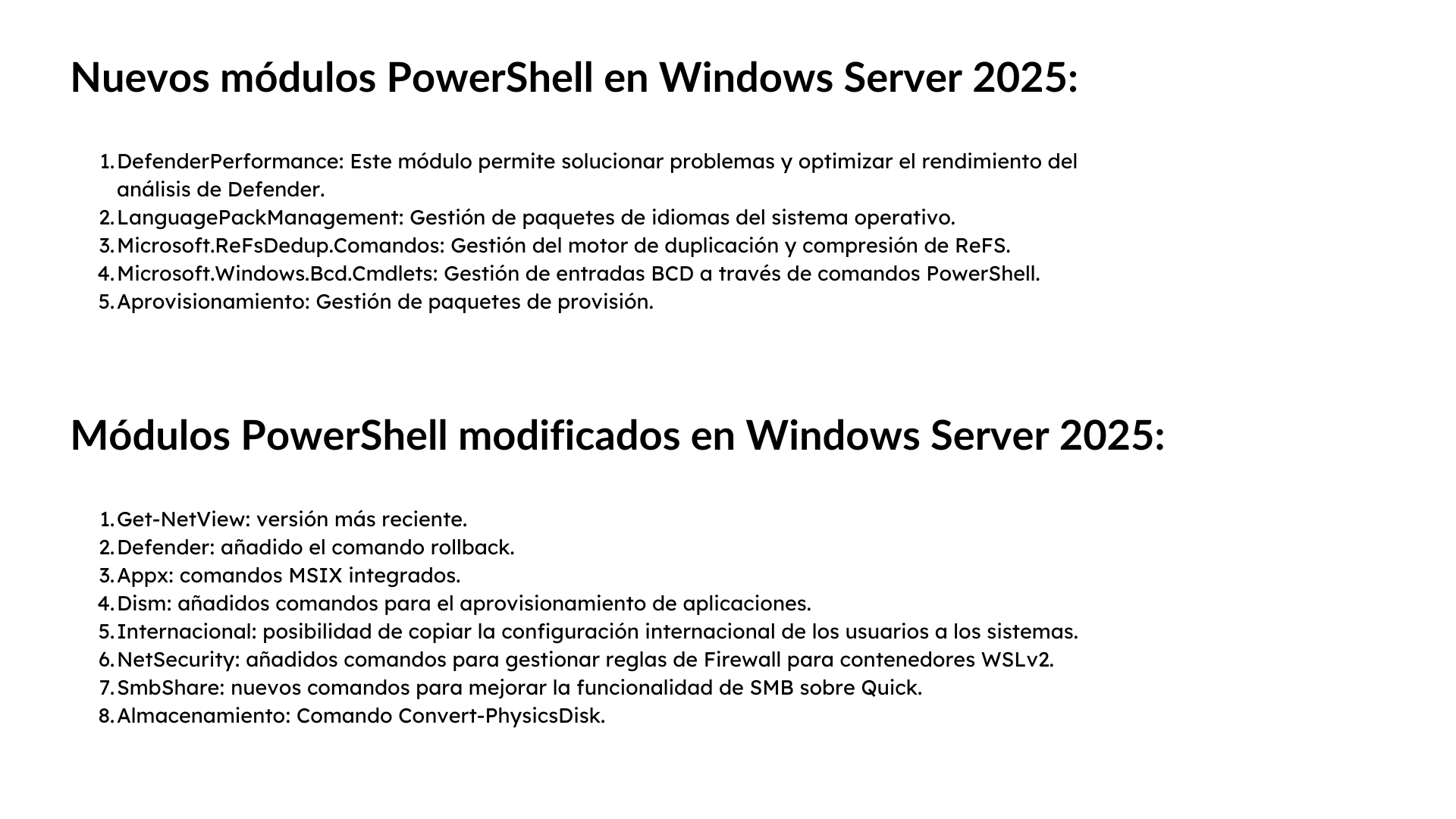 Windows Server 2025 vs. Versiones Anteriores