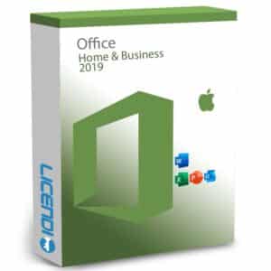 microsoft office home and business 2019 for Mac Product Box