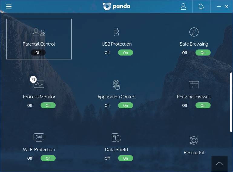 Captura de pantalla de Panda Security Licendi