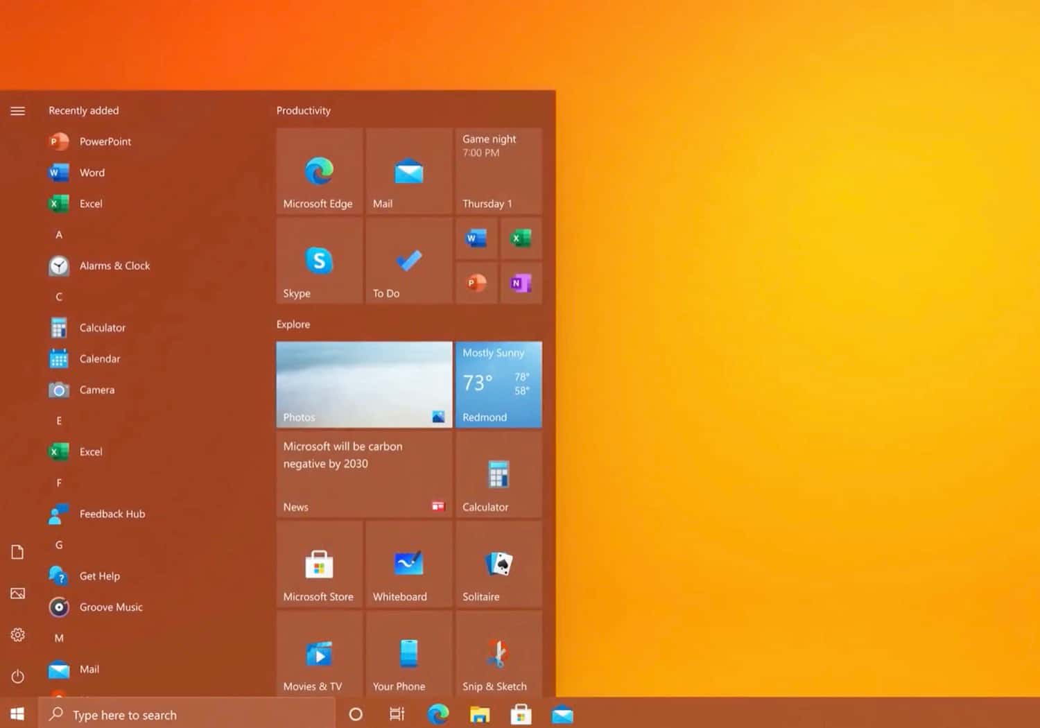 Windows 10 escritorio