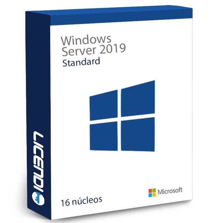 Caja de producto Microsoft Windows Server 2019 Standard Licendi